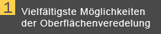 Vielf&auml;ltige M&ouml;glichkeiten der Oberfl&auml;chenveredelung